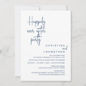 Glücklicherweise immer nach Hochzeit Elopement Din Einladung (Vorderseite)