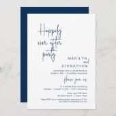 Glücklicherweise immer nach Hochzeit Elopement Din Einladung (Vorne/Hinten)