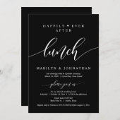 Glücklicherweise immer nach Hochzeit Elopement Mit Einladung (Vorne/Hinten)