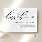 Glücklicherweise immer nach Hochzeit Elopement Mit Einladung