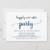 Glücklicherweise immer nach Hochzeit Elopement Par Einladung (Vorderseite)
