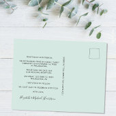 Glücklicherweise immer nach Hochzeit Empfang Save  Ankündigungspostkarte