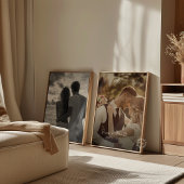 Glücklicherweise immer nach Hochzeit Foto Leinwanddruck