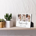 Glücklicherweise immer nach Hochzeit Minimalistisc Fotoplatte<br><div class="desc">Erhöhen Sie Ihre Wohngestaltung mit unserer exquisiten Plaque, die Eleganz und Stimmung nahtlos verbindet. Dieses durchdachte Werk gehört zu unserer Kollektion Frames & Displays in der Kategorie Zuhause & Living und soll Ihnen den Charme Ihres Raumes verleihen. Mit 150 Worten ist diese Tafel ein Beleg für den Power des prägnanten...</div>