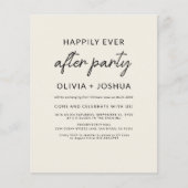 Glücklicherweise immer nach Hochzeit Party QR Code (Vorderseite)