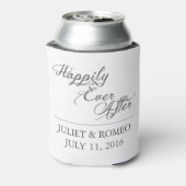 Glücklicherweise immer nach Hochzeit Verlobung Gun Dosenkühler (Kanne Rückseite)