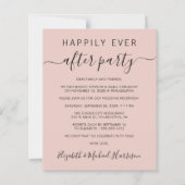 Glücklicherweise immer nach Hochzeitsempfang (Vorderseite)