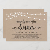 Glücklicherweise immer nach Hochzeitsessen Einladung (Vorne/Hinten)