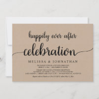 Glücklicherweise immer nach Hochzeitsfeier