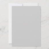 Glücklicherweise immer nach Lässiger Post-Hochzeit Einladung (Rückseite)