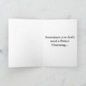 Glücklicherweise immer nach Lesbian Hochzeit Glück Karte (Innenseite)