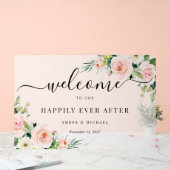 Glücklicherweise immer nach Mattierter Hochzeit Ak Acrylschild (Hochzeit)