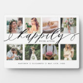 Glücklicherweise immer nach Neuauflage Hochzeit Fo Fotoplatte (Vorderseite)