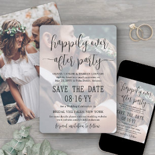 Glücklicherweise immer nach Party 2 Foto Overlay H Save The Date