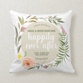 Glücklicherweise immer nach Personalisierten Hochz Kissen