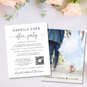 Glücklicherweise immer nach QR Code Foto Hochzeit 