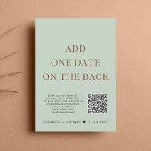 Glücklicherweise immer nach QR Code Sage Hochzeit  Einladung