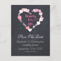 Glücklicherweise immer nach rosa Herzen Save the D