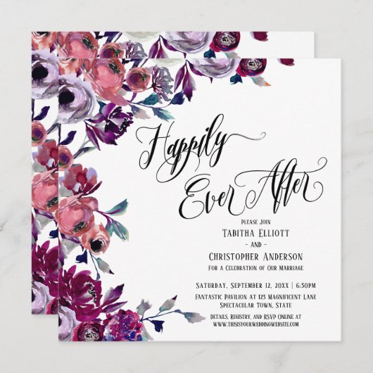 Glücklicherweise je nach aufwändigem Script kühne Einladung (Vorne/Hinten)