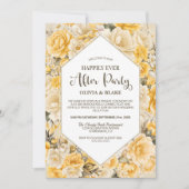 Glücklicherweise je nach der Hochzeitsempfehlung m Einladung (Vorderseite)