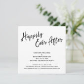 Glücklicherweise je nach der modernen Rezeption Einladung (Stehend Vorderseite)