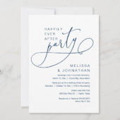 Glücklicherweise je nach Hochzeit Elopement Party  Einladung (Vorderseite)