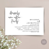 Glücklicherweise je nach Hochzeitsfeier, Schwarz u Einladung