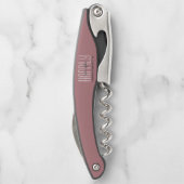 Glücklicherweise je nach Hochzeitstag, Jubiläum, D Kellnermesser (Rückseite)