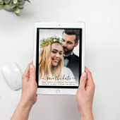 Glücklicherweise jeden nach dem Foto Creme Hochzei Save The Date