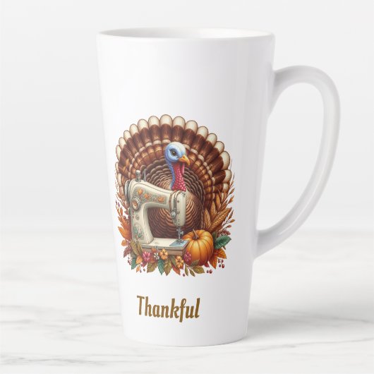 Glücklicherweise näht die Türkei Milchtasse (Rechts)