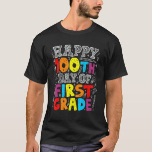 Glückliches 100. Tag der ersten Klasse Shirt für L