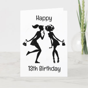 GLÜCKLICHES "13. GEBURTSTAG" AN EINEN SEHR BESTEN  KARTE