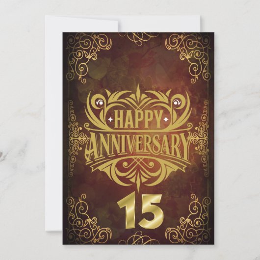 Glückliches 15. Jubiläum (Vorderseite)