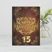 Glückliches 15. Jubiläum (Stehend Vorderseite)