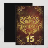 Glückliches 15. Jubiläum (Vorne/Hinten)