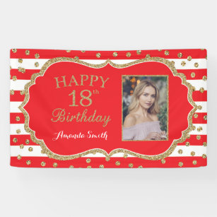 18 Geburtstag Banner Zazzle De
