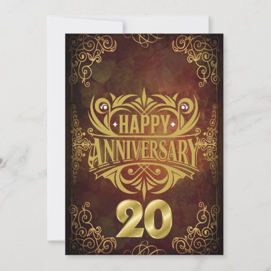 Glückliches 20. Jubiläum (Vorderseite)