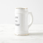 GLÜCKLICHES 30. GEBURTSTAG STEIN TASSE (VorderseiteRechts)