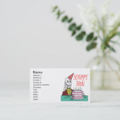 Glückliches 30. visitenkarte (Stehend Vorderseite)