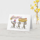 Glückliches 4. Mic, des Mac u. Moes leerer Karte (Gelbe Blume)