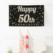 Glückliches 50. Bling Banner (Insitu)