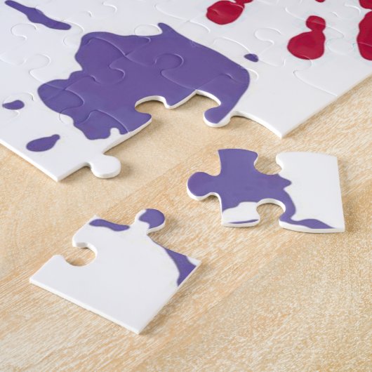 Glückliches Adoptions-Tagespuzzlespiel Puzzle (Seite)