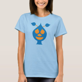 Glückliches Alien-Frauen-T-Shirt T-Shirt