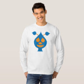 Glückliches Alien Langarm T-Shirt (Vorne ganz)