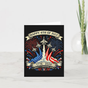 Glückliches amerikanisch 1776 2026 usa patriotisch karte