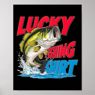 Glückliches Angel-Shirt Lustiger B Angler Spaß Ang Poster