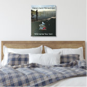 Glückliches Angeln Leinwanddruck (Insitu (Schlafzimmer))