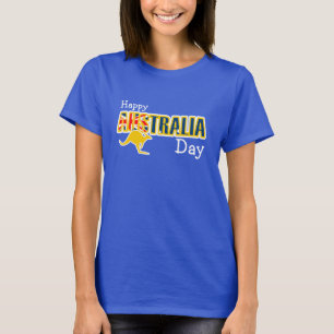 Glückliches Australien-Tagest-stück T-Shirt