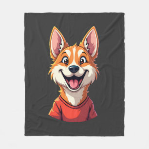 Glückliches Australisches Cattle Dog Tank Top Fleecedecke