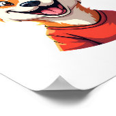 Glückliches australisches Cattle Dog Tank Top Poster (Ecke)